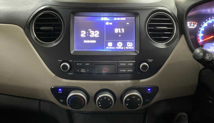 2018 Hyundai Xcent SX 1.2, Petrol, Manual, 49,077 km, Infotainment System