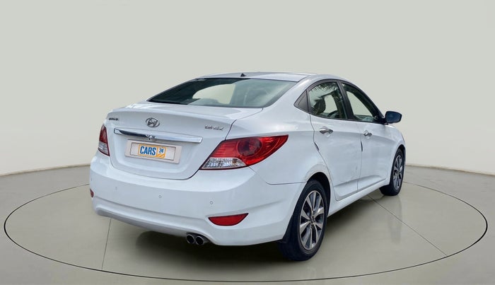 2013 Hyundai Verna FLUIDIC 1.6 VTVT SX AT, Petrol, Automatic, 43,829 km, Right Back Diagonal