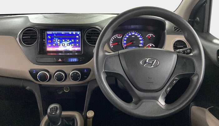 2016 Hyundai Xcent E+, Petrol, Manual, 35,653 km, Steering Wheel Close Up