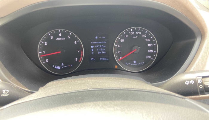 2019 Hyundai Elite i20 ASTA 1.2 (O), Petrol, Manual, 47,063 km, Odometer Image