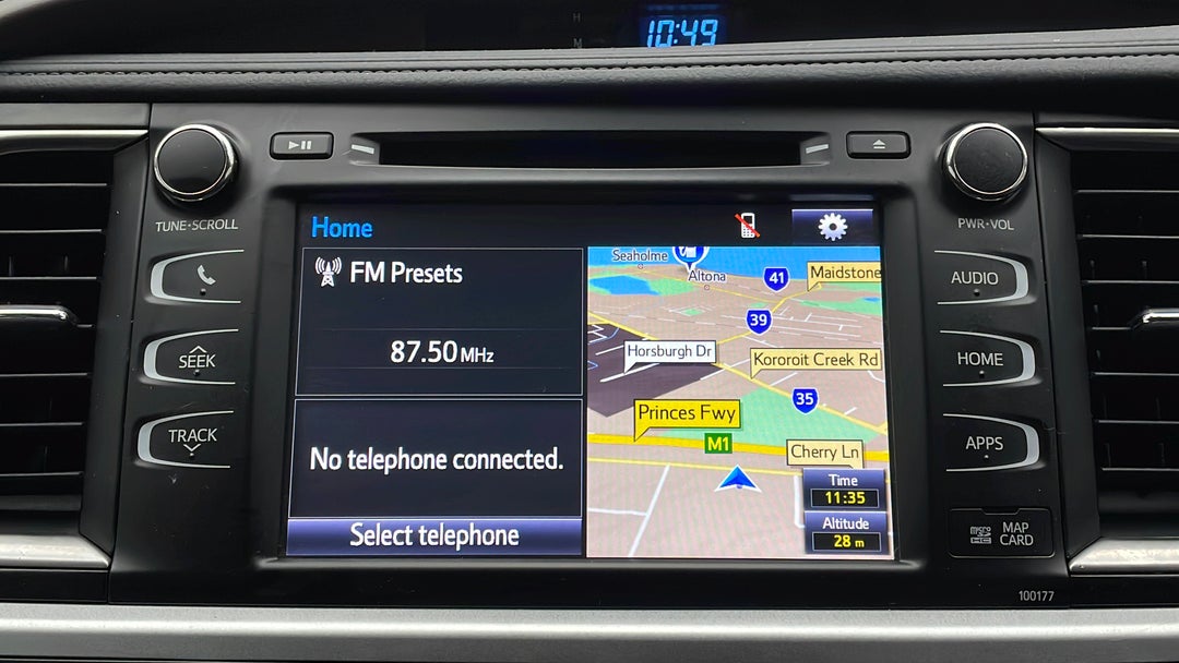 2019 Toyota Kluger Gxl (4x2), Automatic, 69919 km, Infotainment System