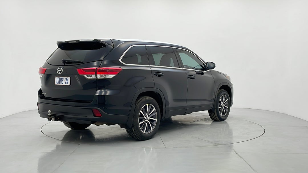 2019 Toyota Kluger Gxl (4x2), Automatic, 69919 km, Right Back Diagonal (45- Degree) View