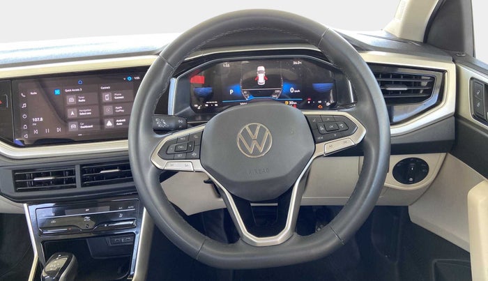 2022 Volkswagen VIRTUS TOPLINE TSI 1.0 AT, Petrol, Automatic, 2,982 km, Steering Wheel Close Up