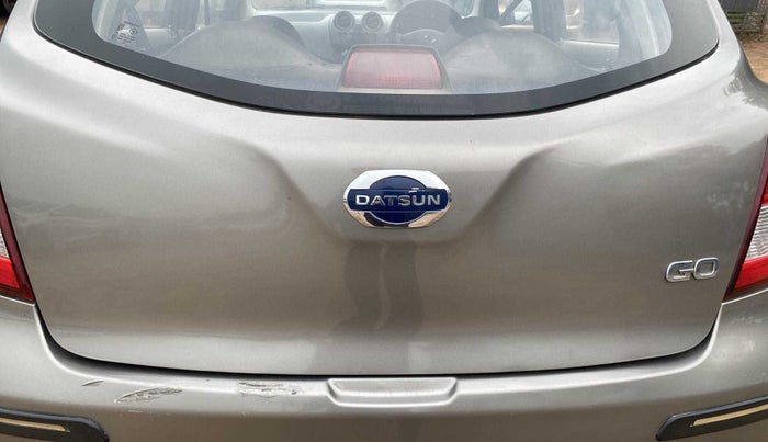 2015 Datsun Go T, Petrol, Manual, 27,733 km, Dicky (Boot door) - Minor scratches
