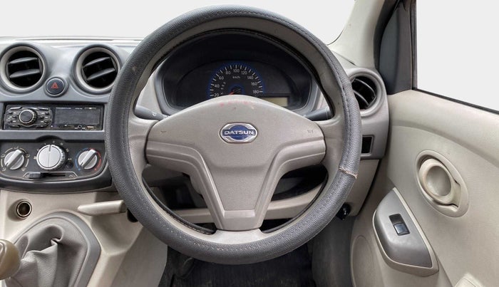 2015 Datsun Go T, Petrol, Manual, 27,733 km, Steering Wheel Close Up