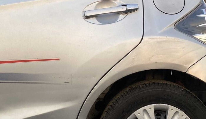 2011 Honda Brio S(O) MT, Petrol, Manual, 1,15,608 km, Left quarter panel - Paint has minor damage