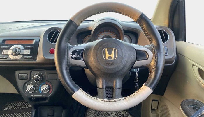 2011 Honda Brio S(O) MT, Petrol, Manual, 1,15,608 km, Steering Wheel Close Up