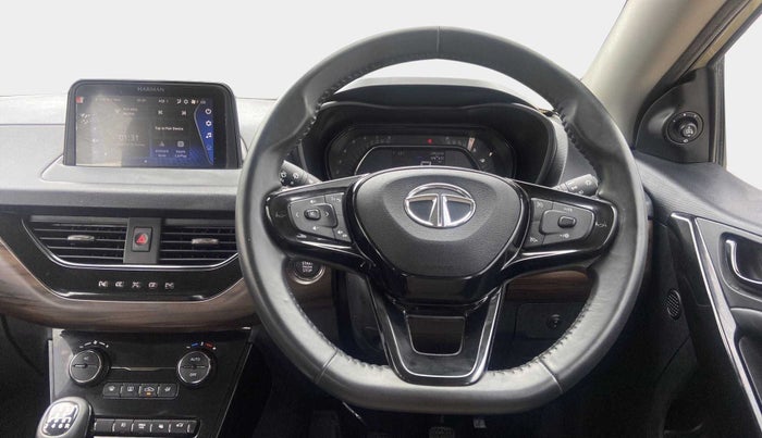 2022 Tata NEXON XZ PLUS PETROL KAZIRANGA, Petrol, Manual, 20,514 km, Steering Wheel Close Up