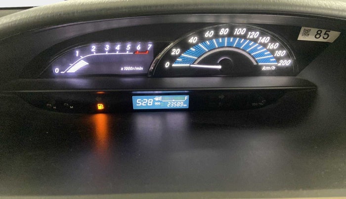 2018 Toyota Etios V PLATINUM, Petrol, Manual, 23,654 km, Odometer Image