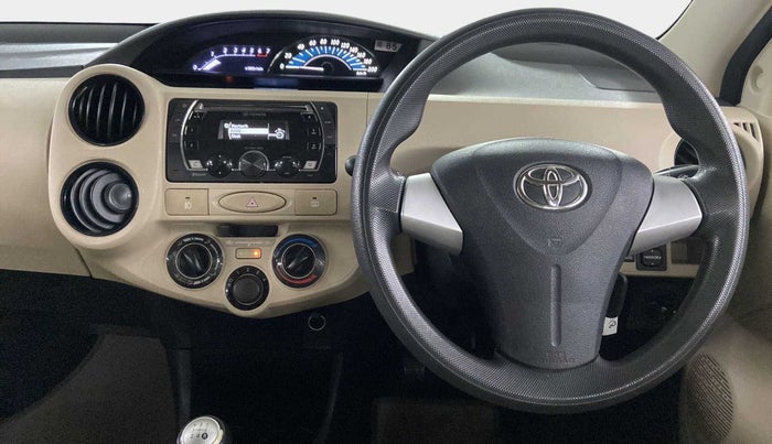 2018 Toyota Etios V PLATINUM, Petrol, Manual, 23,654 km, Steering Wheel Close Up
