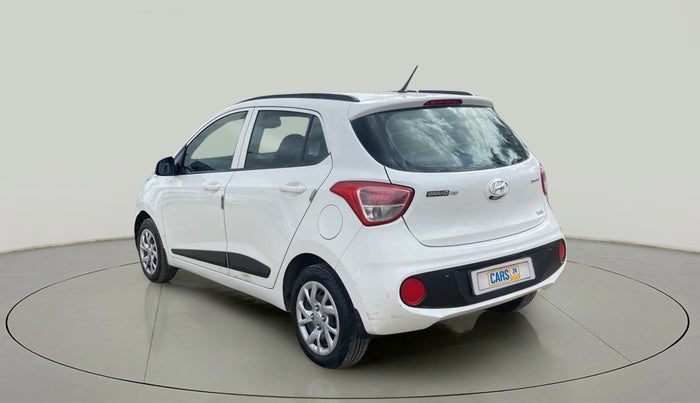 2017 Hyundai Grand i10 SPORTZ (O) 1.2 KAPPA VTVT, Petrol, Manual, 58,044 km, Left Back Diagonal