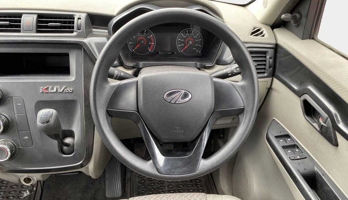2017 Mahindra Kuv100 K4 PLUS 5 STR, Petrol, Manual, 5,352 km, Steering Wheel Close Up