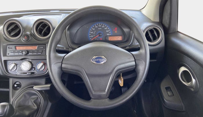 2018 Datsun Go Plus T, Petrol, Manual, 10,377 km, Steering Wheel Close Up