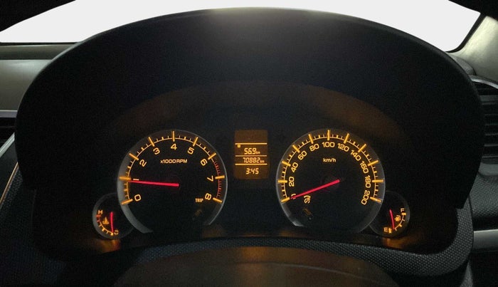 2012 Maruti Swift VXI, Petrol, Manual, 70,898 km, Odometer Image