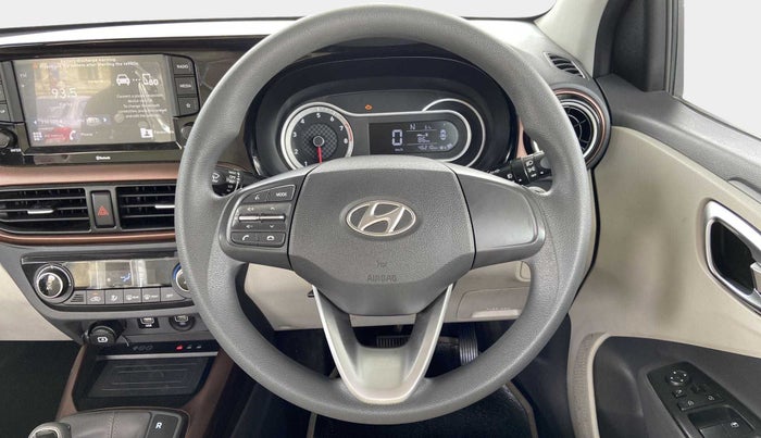 2021 Hyundai AURA SX PLUS 1.2 AMT, Petrol, Automatic, 46,196 km, Steering Wheel Close Up