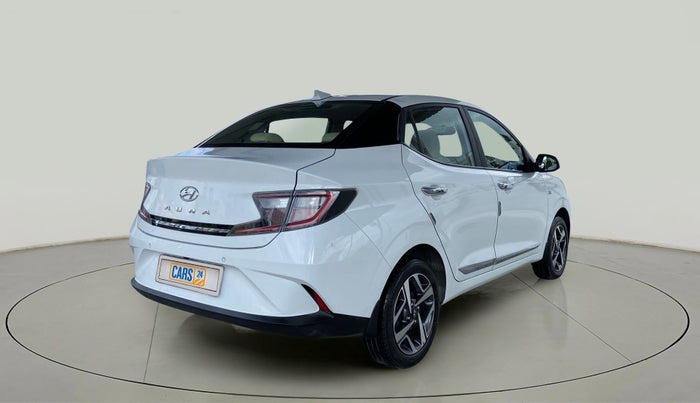 2021 Hyundai AURA SX PLUS 1.2 AMT, Petrol, Automatic, 46,196 km, Right Back Diagonal