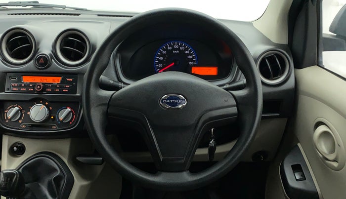 2018 Datsun Go Plus T, Petrol, Manual, 25,119 km, Steering Wheel Close Up