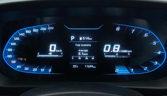2020 Hyundai NEW I20 ASTA (O) 1.0 TURBO GDI DCT, Petrol, Automatic, 11,694 km, Odometer Image