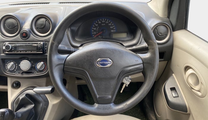 2017 Datsun Go T, Petrol, Manual, 91,787 km, Steering Wheel Close Up