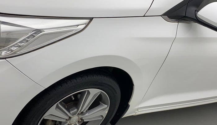2018 Hyundai Verna 1.6 VTVT SX, Petrol, Manual, 48,811 km, Left fender - Slightly dented