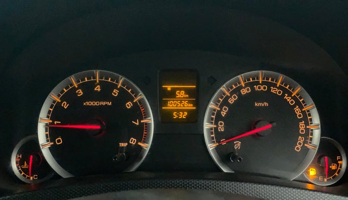 2017 Maruti Swift VXI, Petrol, Manual, 1,00,526 km, Odometer Image