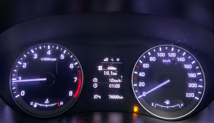 2015 Hyundai Elite i20 ASTA 1.2, Petrol, Manual, 78,330 km, Odometer Image