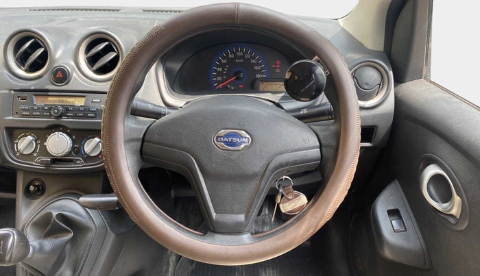 2018 Datsun Go T, Petrol, Manual, 15,620 km, Steering Wheel Close Up