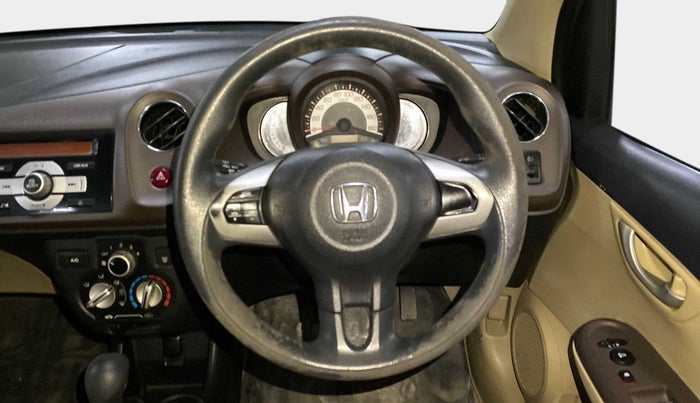 2013 Honda Brio VX AT, Petrol, Automatic, 53,902 km, Steering Wheel Close Up