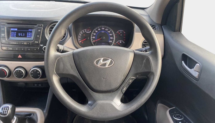 2014 Hyundai Grand i10 SPORTZ 1.2 KAPPA VTVT, Petrol, Manual, 75,368 km, Steering Wheel Close Up