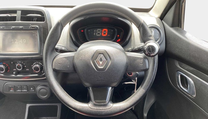 2018 Renault Kwid RXT 1.0 (O), Petrol, Manual, 40,560 km, Steering Wheel Close Up