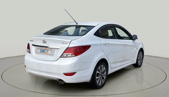 2014 Hyundai Verna FLUIDIC 1.6 VTVT SX, Petrol, Manual, 99,408 km, Right Back Diagonal
