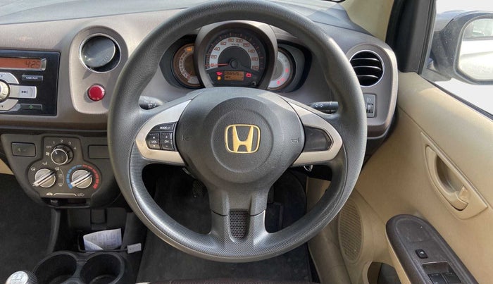 2012 Honda Brio S MT, Petrol, Manual, 66,494 km, Steering Wheel Close Up