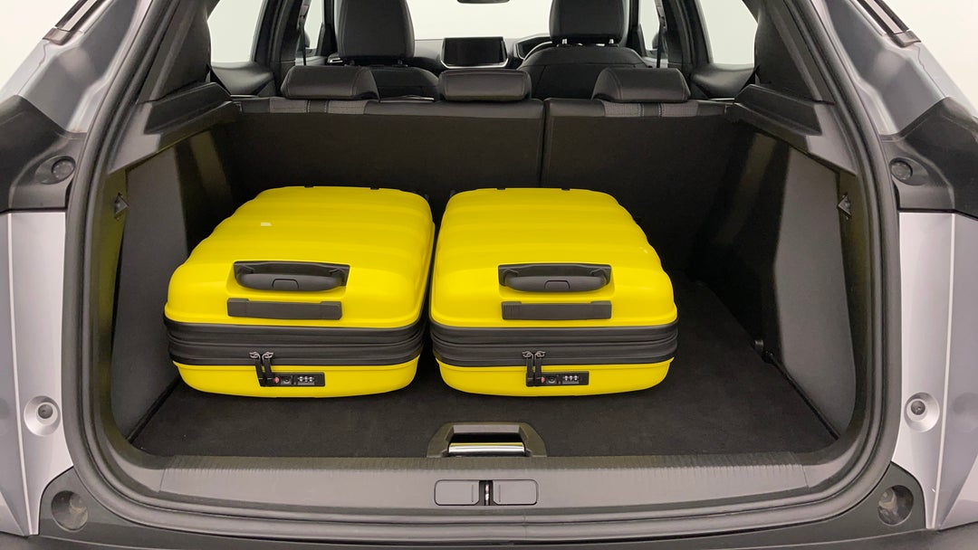 Boot Inside View with Luggage