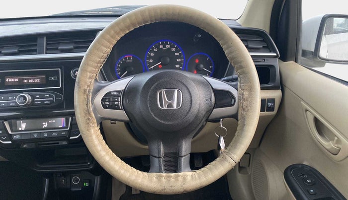 2017 Honda Amaze 1.2L I-VTEC S, CNG, Manual, 31,603 km, Steering Wheel Close Up
