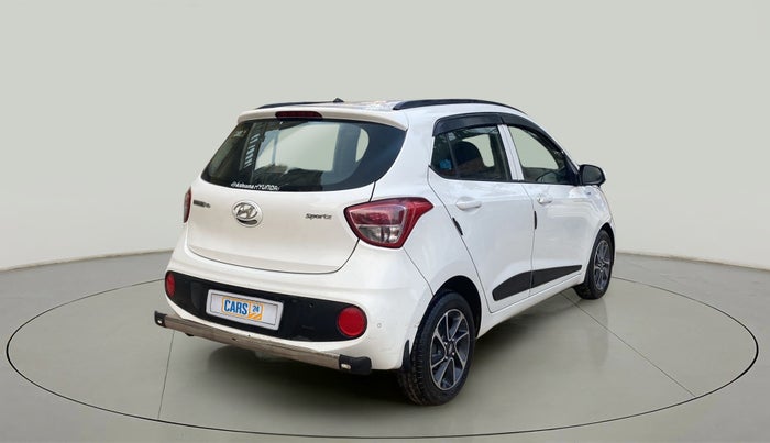 2018 Hyundai Grand i10 SPORTZ AT 1.2 KAPPA VTVT, Petrol, Automatic, 15,481 km, Right Back Diagonal