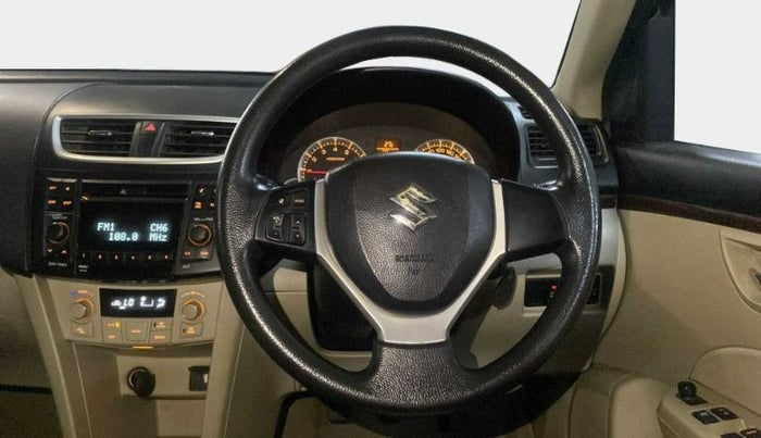 2012 Maruti Swift Dzire ZXI, Petrol, Manual, 1,08,497 km, Steering Wheel Close Up