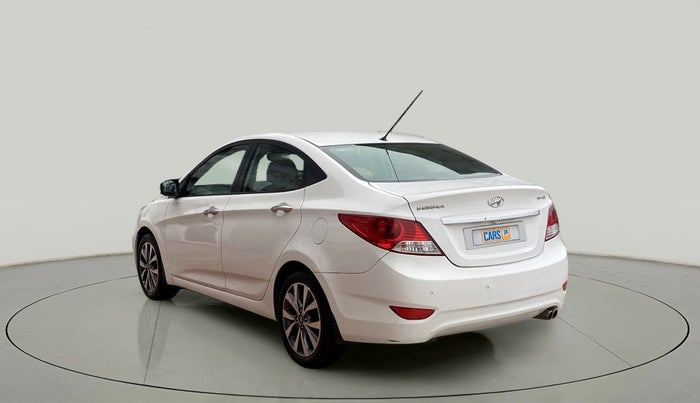 2013 Hyundai Verna FLUIDIC 1.6 VTVT SX AT, CNG, Automatic, 78,086 km, Left Back Diagonal