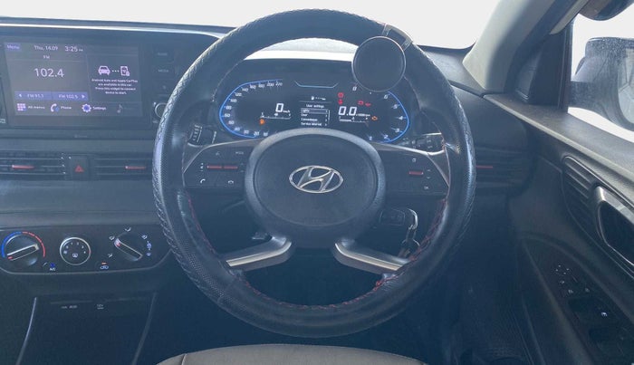 2022 Hyundai NEW I20 SPORTZ 1.2 MT DUAL TONE, Petrol, Manual, 14,647 km, Steering Wheel Close Up