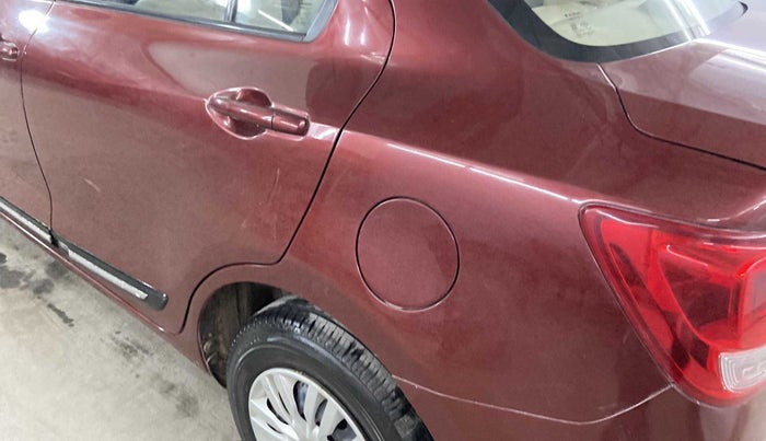 2019 Maruti Dzire VXI AMT, Petrol, Automatic, 8,115 km, Left quarter panel - Minor scratches