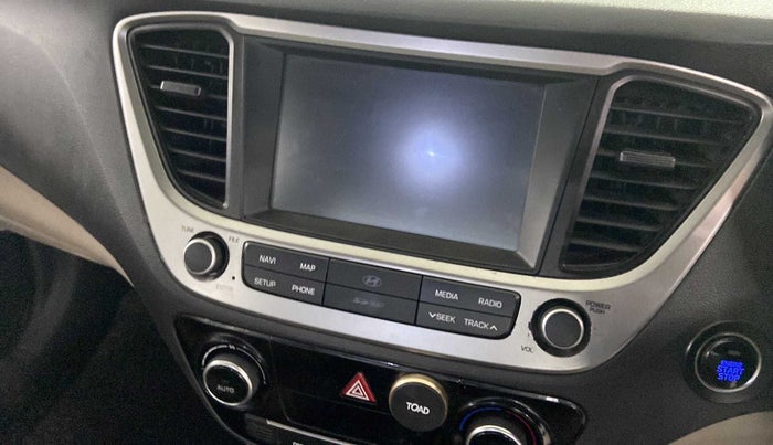 2019 Hyundai Verna 1.6 VTVT SX O, Petrol, Manual, 59,059 km, Infotainment system - GPS Card not working/missing