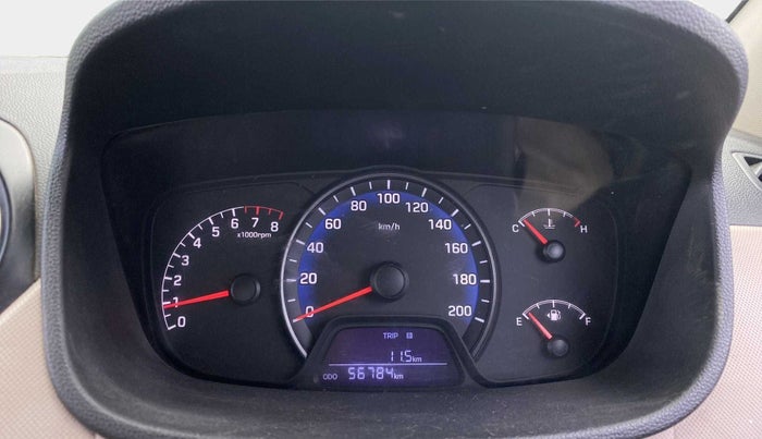 2016 Hyundai Xcent S 1.2, Petrol, Manual, 56,775 km, Odometer Image