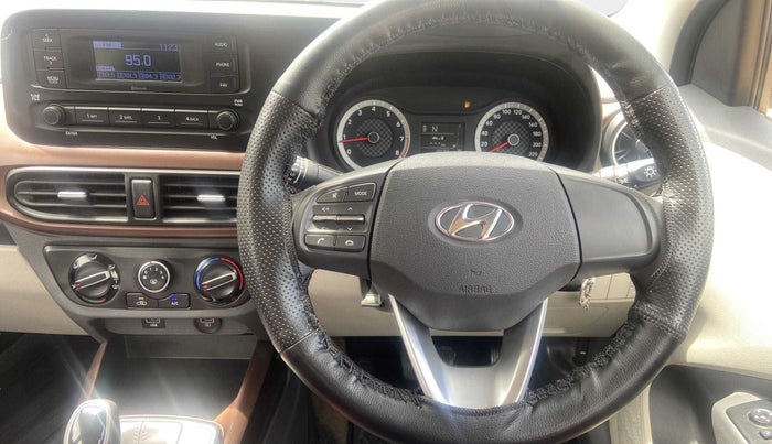 2020 Hyundai AURA S 1.2 AMT, Petrol, Automatic, 18,688 km, Steering Wheel Close Up
