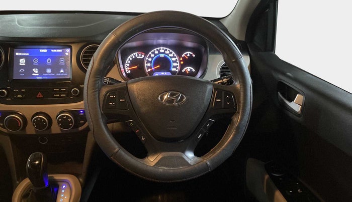 2018 Hyundai Grand i10 SPORTZ (O) AT 1.2 KAPPA VTVT, Petrol, Automatic, 27,773 km, Steering Wheel Close Up