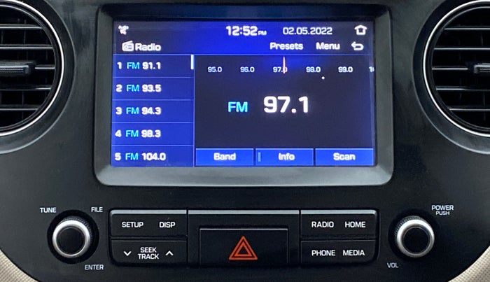 2018 Hyundai Grand i10 SPORTZ 1.2 KAPPA VTVT, Petrol, Manual, 14,903 km, Infotainment System