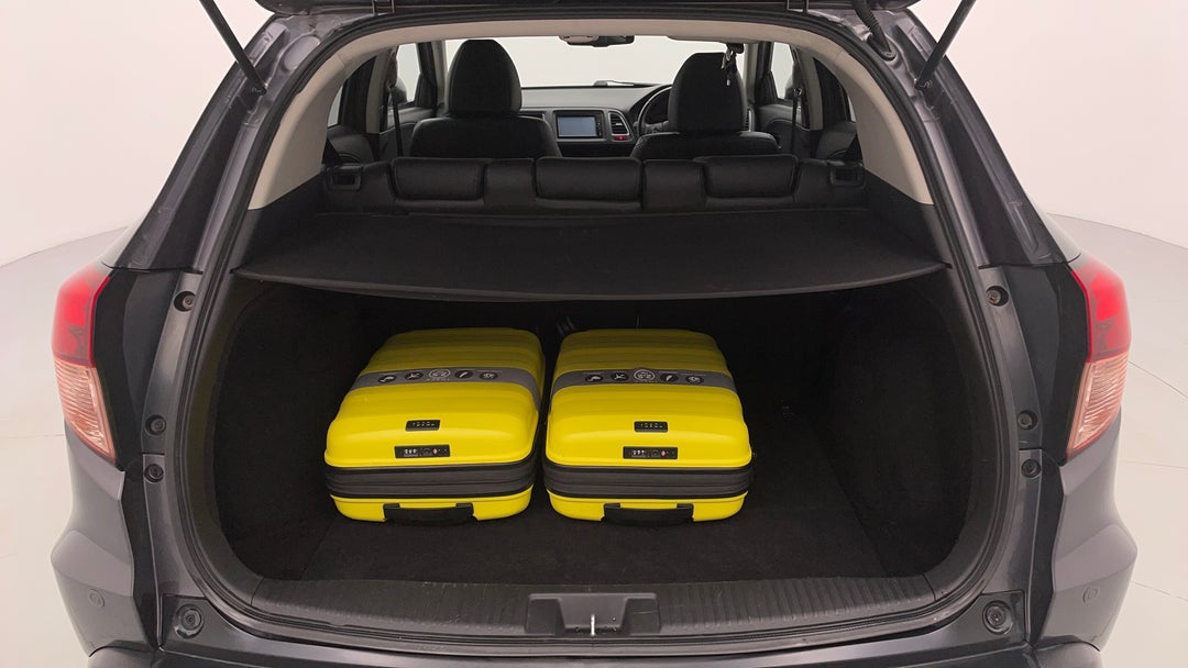 Boot Inside View with Luggage