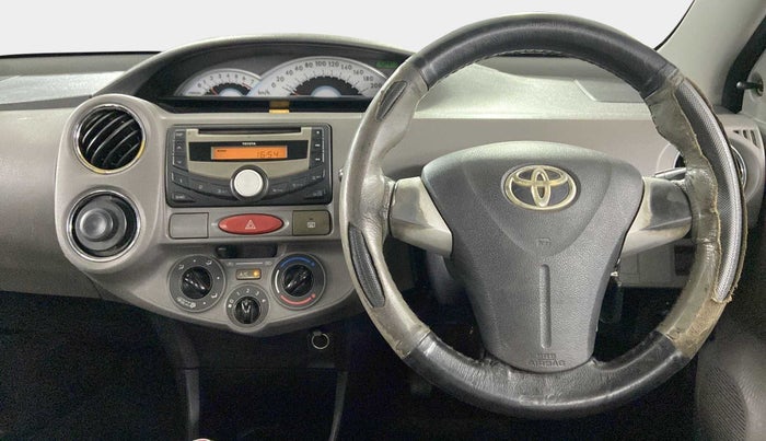 2011 Toyota Etios V, Petrol, Manual, 69,079 km, Steering Wheel Close Up