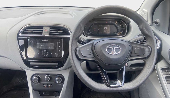 2023 Tata TIGOR XMA PETROL, Petrol, Automatic, 4,216 km, Steering Wheel Close Up