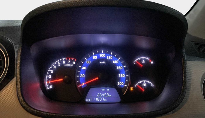 2015 Hyundai Xcent S 1.2, Petrol, Manual, 1,11,546 km, Odometer Image