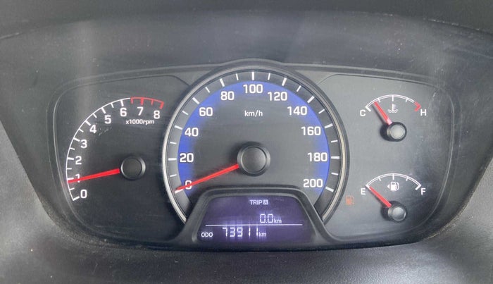 2014 Hyundai Xcent S 1.2, Petrol, Manual, 73,916 km, Odometer Image