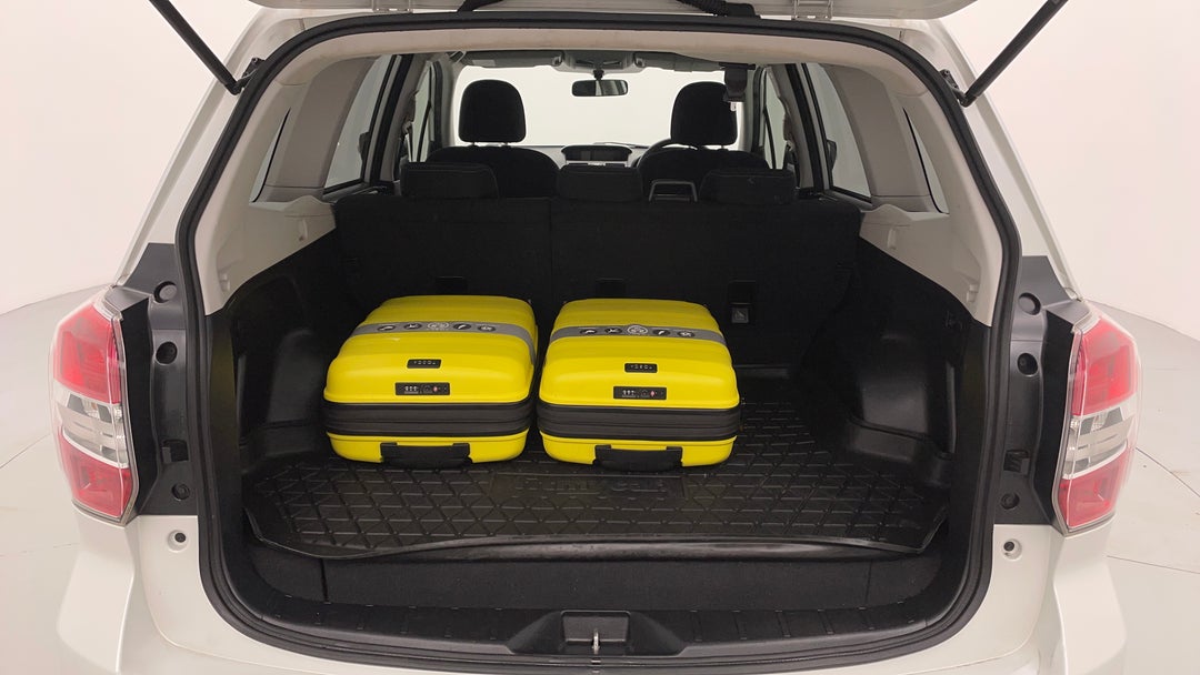 Boot Inside View with Luggage